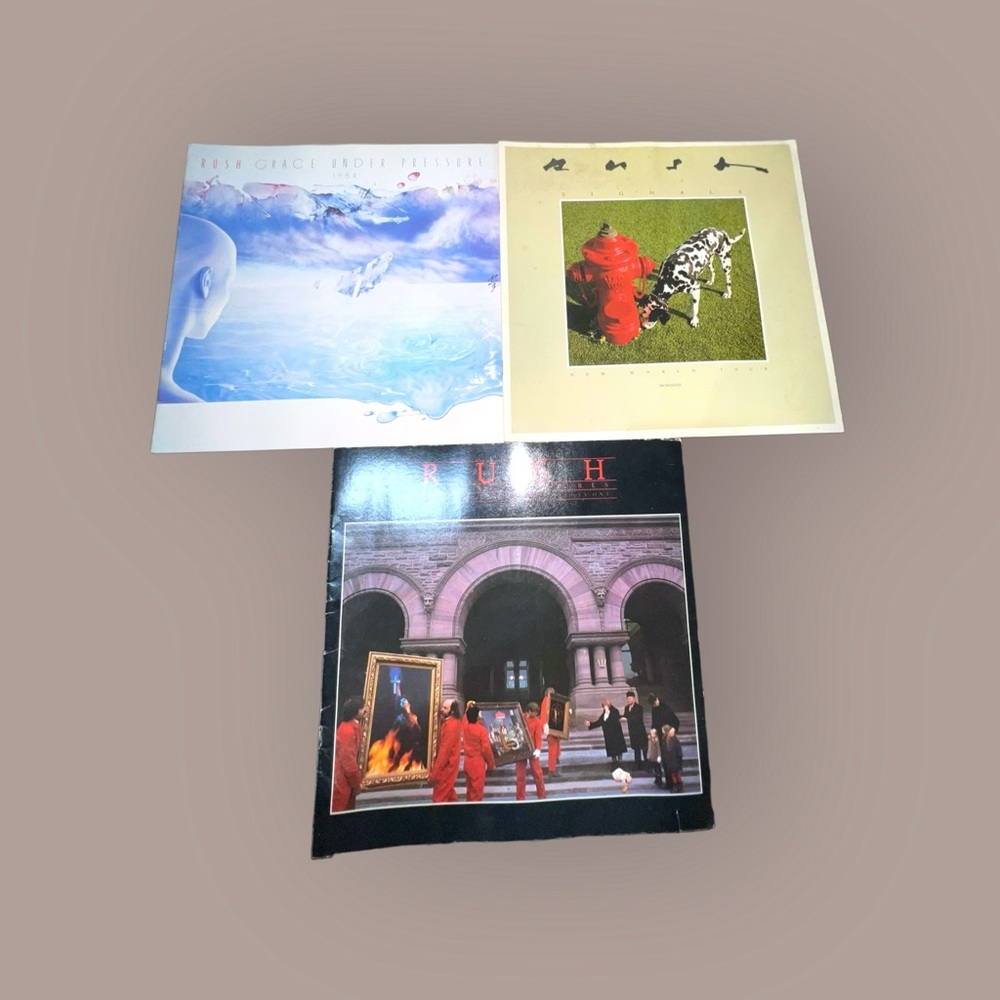 Vintage Rush Tour Program Books